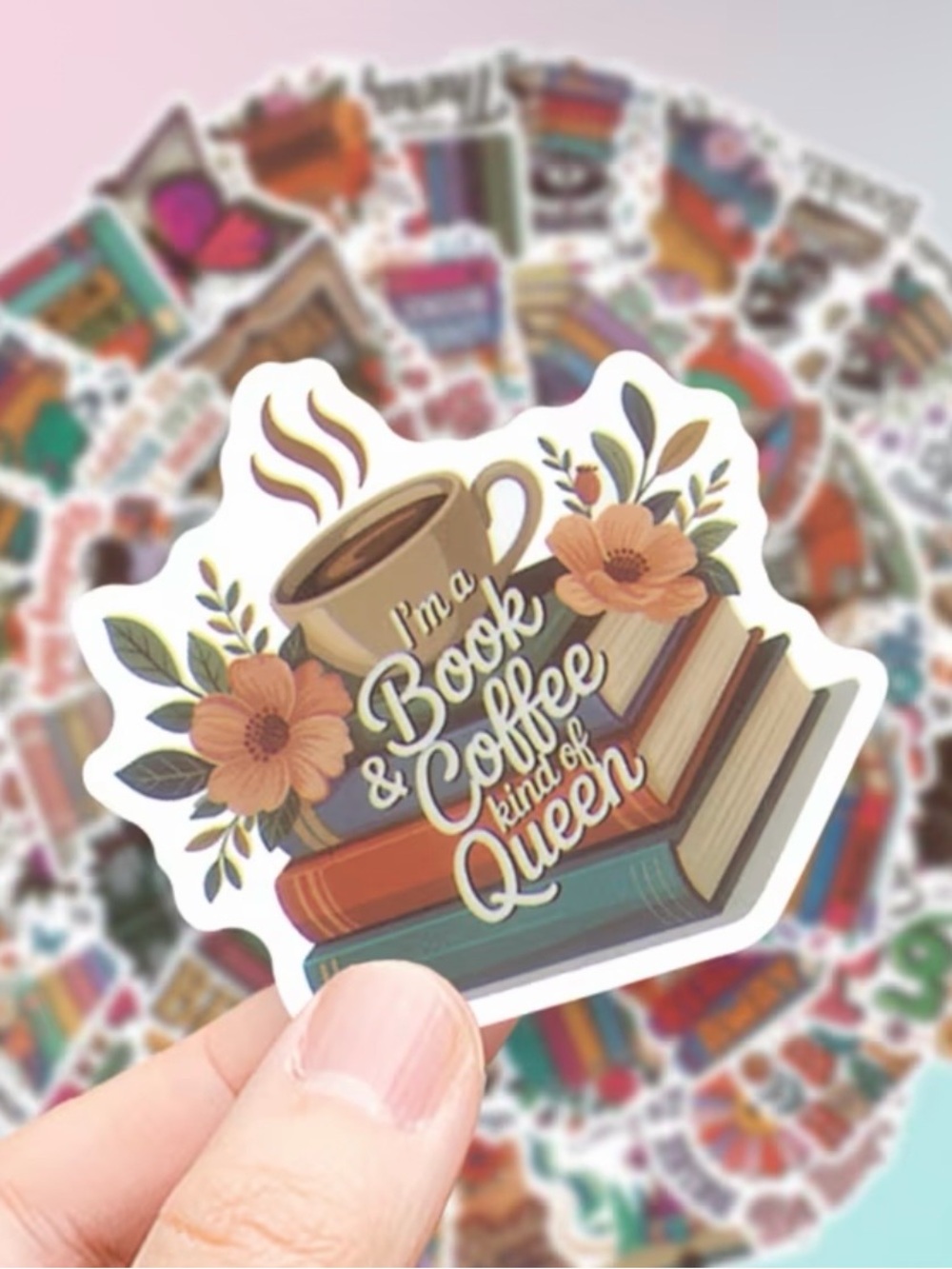 (50) Literature-Themed Stickers
